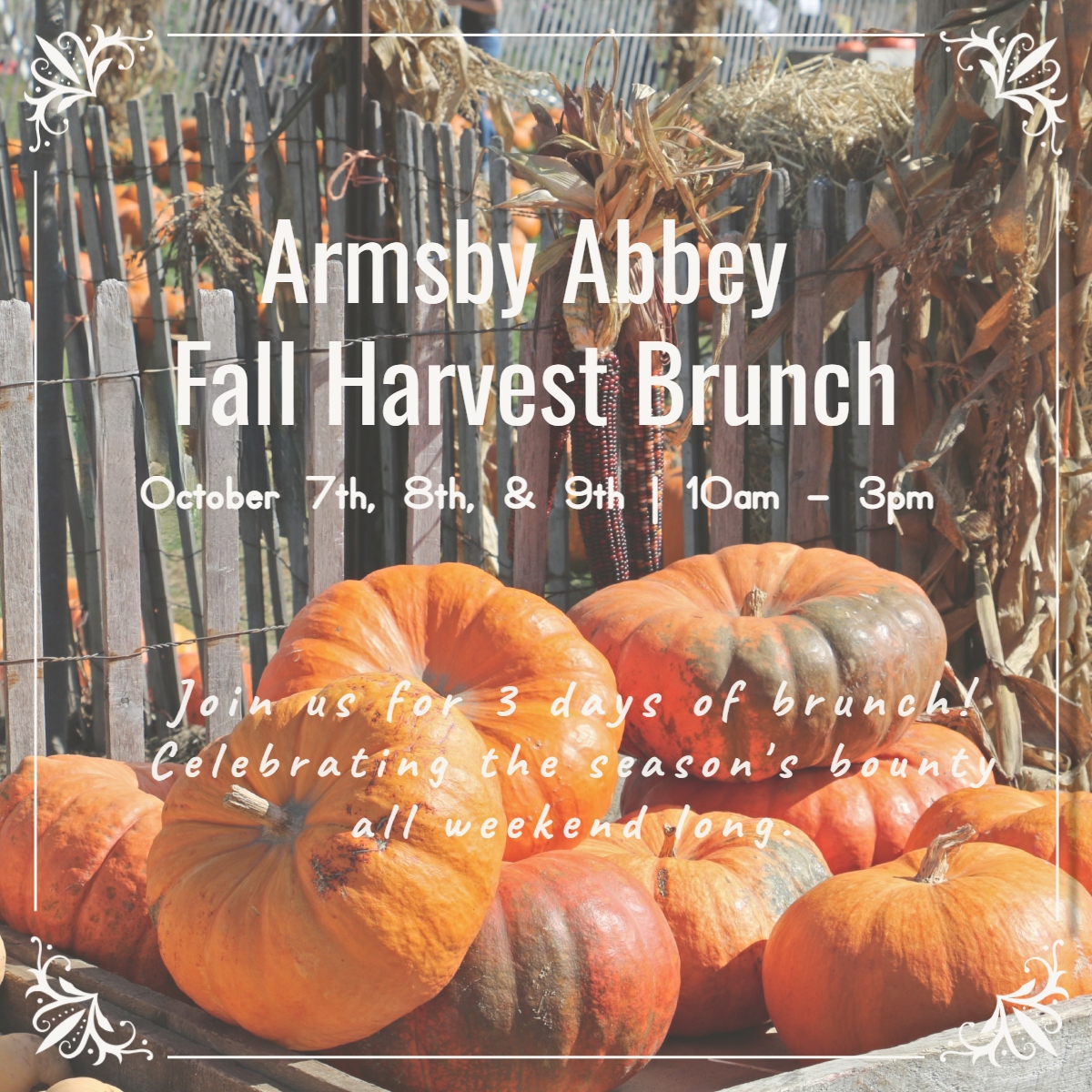 Armsby abbey fall harvest brunch.